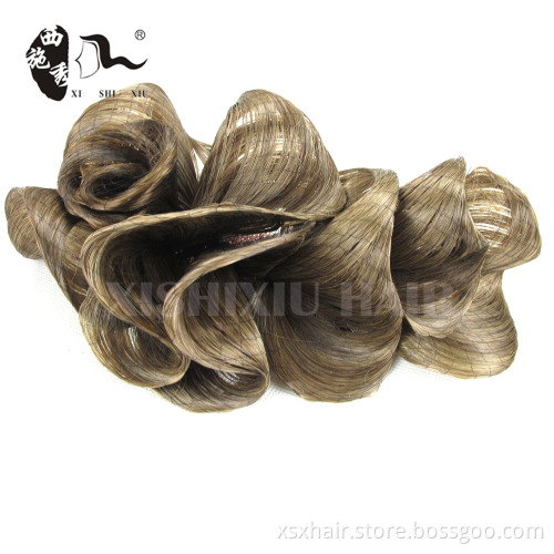 Flower synthetic hair scrunchies Elastic Bridal chignon of wigs accessories